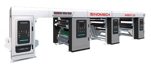 Laminadora solventless (sem solvente) triplex multifuncional, A400H3-13A