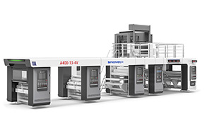Laminadora solventless (sem solvente) quadplex, A400-13-4V